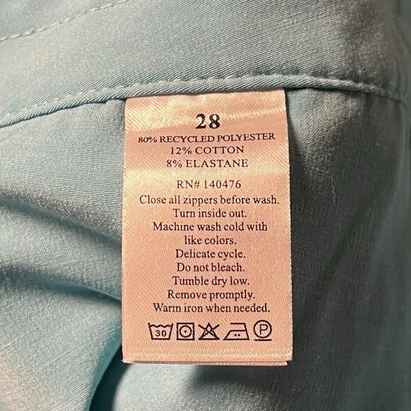 NWT Faherty Mens Sz 28 Retro Board Shorts Striped Swim Trunks Surf Blue MSRP $98 - Picture 3 of 6